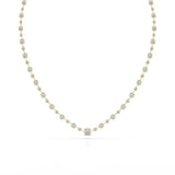 23.28 CT Lab Diamond Round Necklace