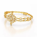 2 CT Lab Grown Diamond Two Layer Designer Bracelet