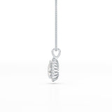 2 CT Halo Lab diamond Pear Cut Pendant