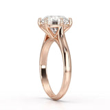 3 CT Solitaire Engagement Lab Grown Diamond Ring - Jama Jewels