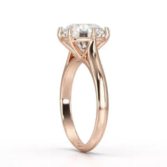 3 CT Solitaire Engagement Lab Grown Diamond Ring - Jama Jewels