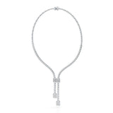 3.27 CT Lab Created Diamond Wedding Necklace