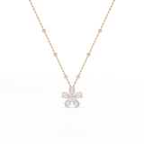 3.29 CT Pear Cut Lab Diamond Pendant