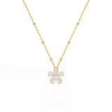 3.29 CT Pear Cut Lab Diamond Pendant