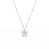 3.29 CT Pear Cut Lab Diamond Pendant