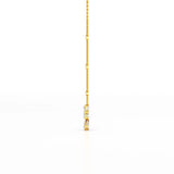 3.29 CT Pear Cut Lab Diamond Pendant