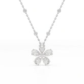 3.29 CT Pear Cut Lab Diamond Pendant