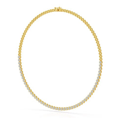 3.8 CT Lab Diamond Tennis Necklace Jama Jewels