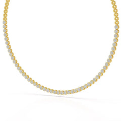 3.8 CT Lab Diamond Tennis Necklace Jama Jewels