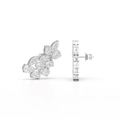 3.4 CT Multi Shape Lab Diamond Stud Earrings Jama Jewels