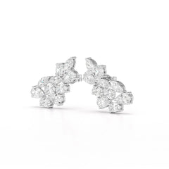 3.4 CT Multi Shape Lab Diamond Stud Earrings Jama Jewels