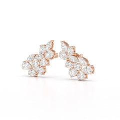 3.4 CT Multi Shape Lab Diamond Stud Earrings Jama Jewels
