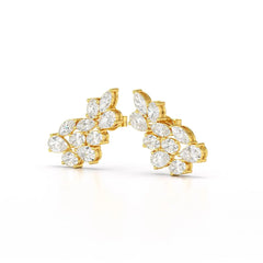 3.4 CT Multi Shape Lab Diamond Stud Earrings Jama Jewels
