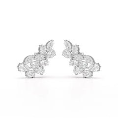 3.4 CT Multi Shape Lab Diamond Stud Earrings Jama Jewels