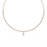 Baguette Cut Lab Created Diamond 3.53 CT Necklace