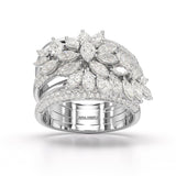 3.58 CT Lab Diamond Layered Ring