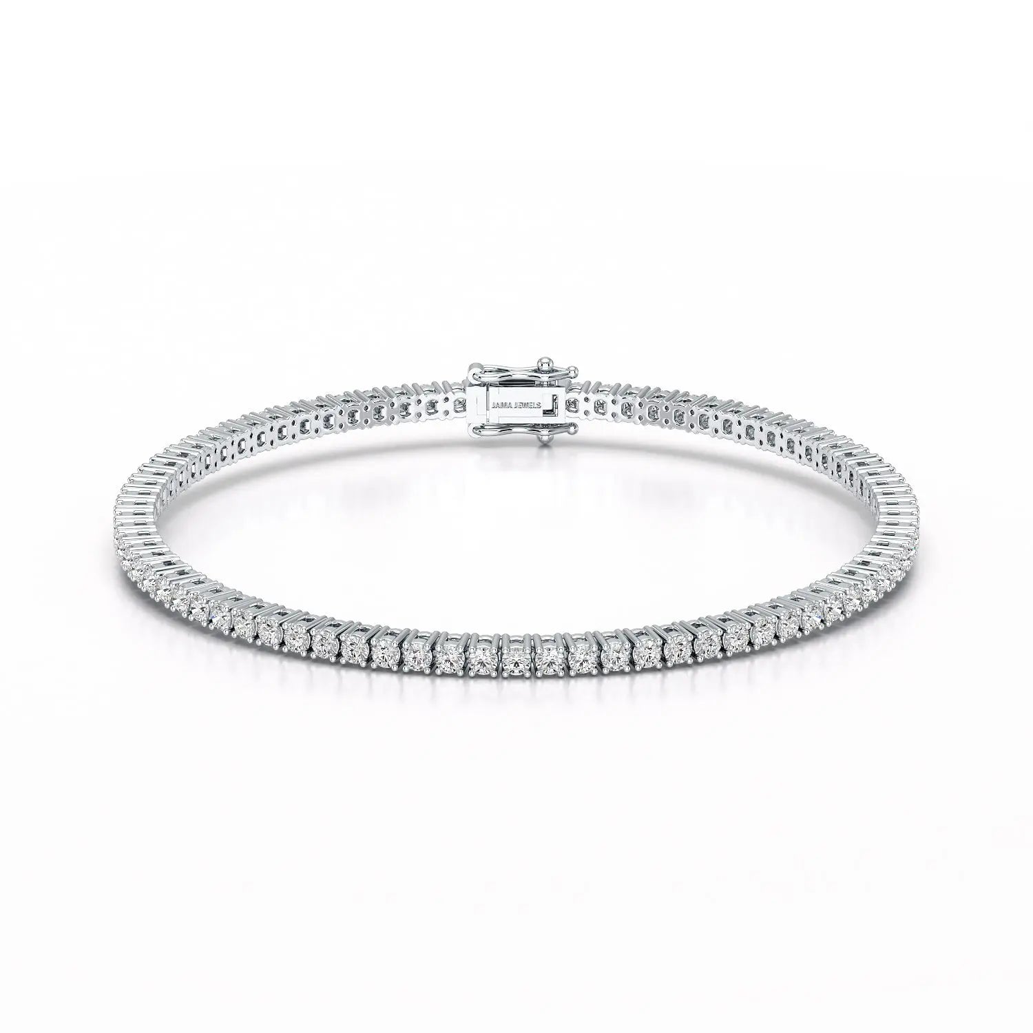 3.5 CT Round cut Lab Diamond Tennis Bracelet Jama Jewels