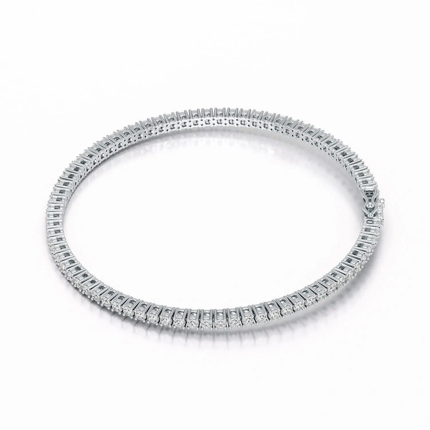 3.5 CT Round cut Lab Diamond Tennis Bracelet Jama Jewels