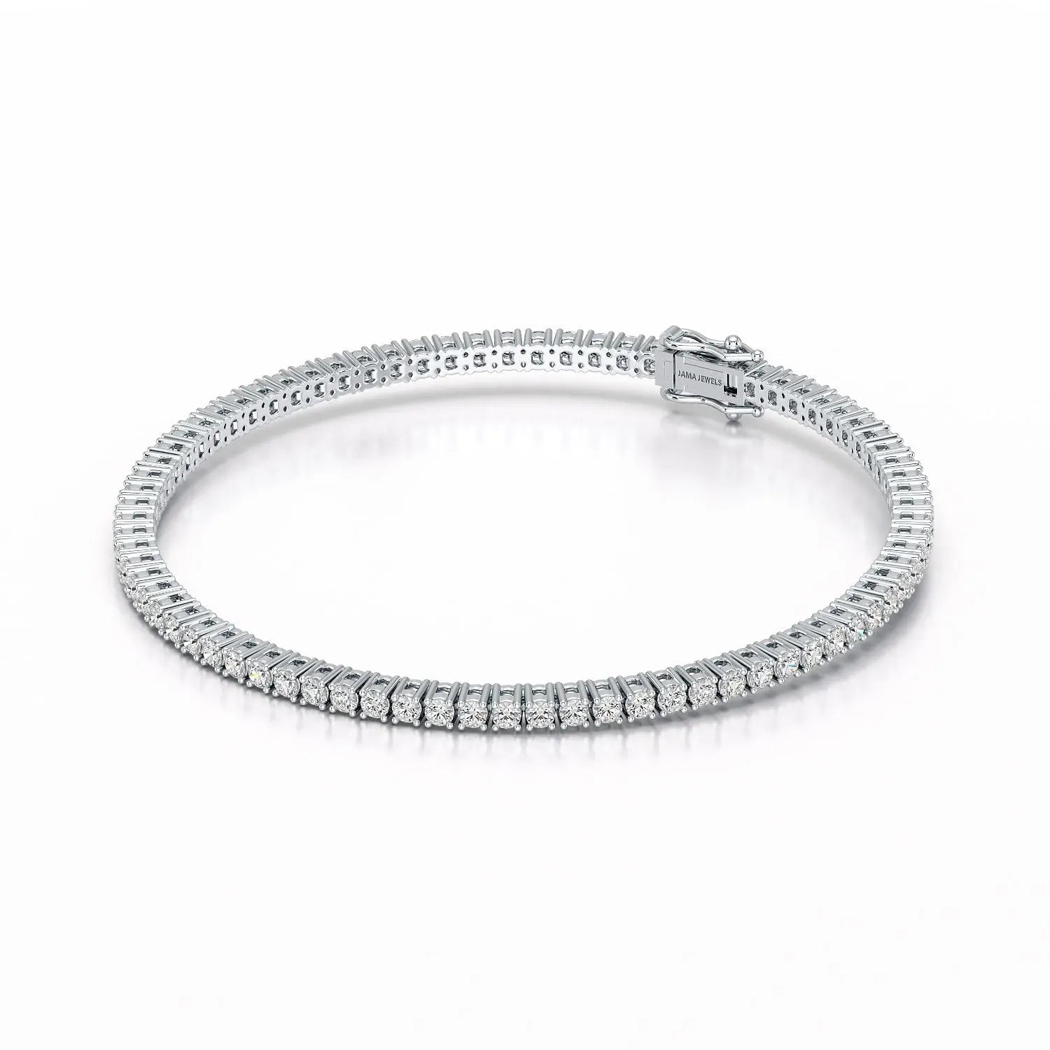 3.5 CT Round cut Lab Diamond Tennis Bracelet Jama Jewels