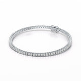3.5 CT Round cut Lab Diamond Tennis Bracelet
