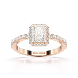3.61 CT Lab Diamond Radiant Cut Ring