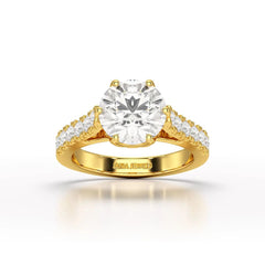 3.62 Carat Lab Diamond Engagement Ring - Jama Jewels