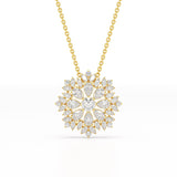 3.67 CT Lab Diamond Multi Shape Pendant