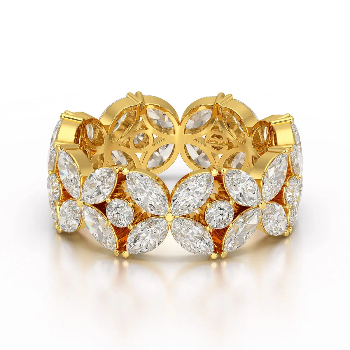 3.68 CT Marquise Cut Lab Diamond Ring Jama Jewels
