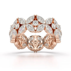 3.68 CT Marquise Cut Lab Diamond Ring Jama Jewels