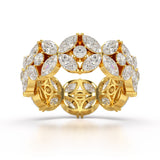 3.68 CT Marquise Cut Lab Diamond Ring
