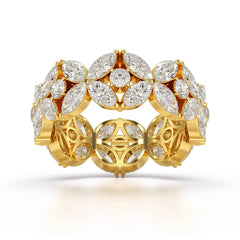 3.68 CT Marquise Cut Lab Diamond Ring Jama Jewels