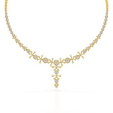 3.96 CT Lab Grown Diamond Drop Necklace