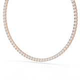 30.32 CT Lab Diamond Riviere Necklace - Jama Jewels
