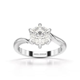 3 CT Lab Diamond Classic Solitaire Ring Jama Jewels