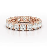 4.06 CT Classic Round Lab Grown Diamonds Engagement Ring - Jama Jewels