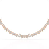 4.1 Carat Lab Diamond Petal Necklace