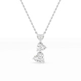 4.3 CT Heart Cut Lab Diamond Pendant