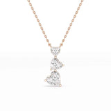 4.3 CT Heart Cut Lab Diamond Pendant