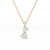 4.3 CT Heart Cut Lab Diamond Pendant