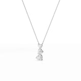 4.3 CT Heart Cut Lab Diamond Pendant