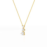 4.3 CT Heart Cut Lab Diamond Pendant
