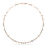 4.53 CT Marquise Cut Lab Diamond Necklace