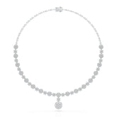 4.59 Carat Lab Grown Diamond Round Shape Necklace