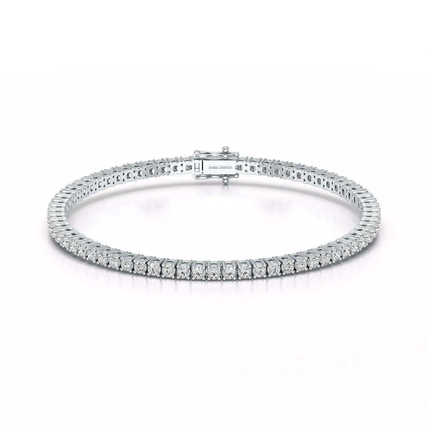 4.5 CT Round cut Lab Diamond Tennis Bracelet