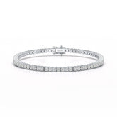 4.5 CT Round cut Lab Diamond Tennis Bracelet