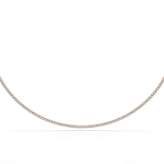 4.61 Carat Diamond Line Necklace