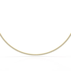 4.61 Carat Diamond Line Necklace