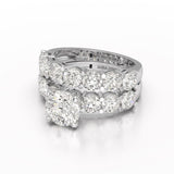4.64 CT Lab Diamond Round Cut Ring