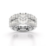 4.64 CT Lab Diamond Round Cut Ring