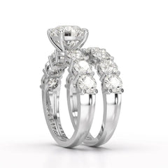 4.82 CT Lab Diamond Round Cut Ring Jama Jewels